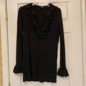 RL black blouse